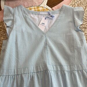 Southern tide Searsucker dress medium